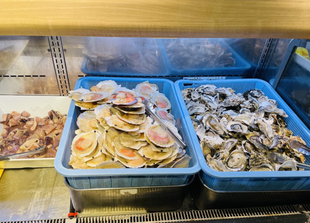 イカ・ホタテ・牡蠣