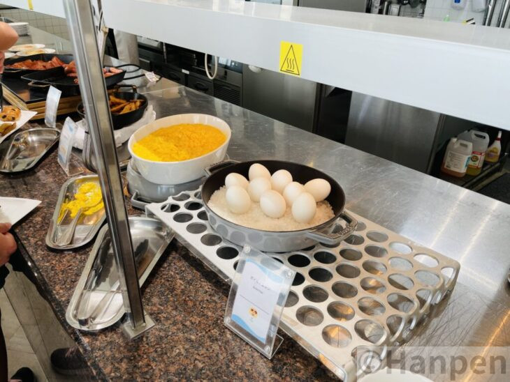 ビュッフェの卵料理