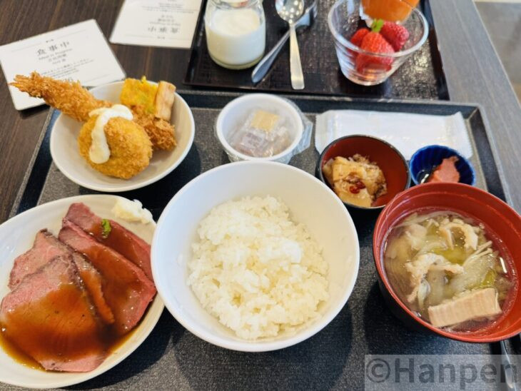 ドーミーインプレミアム博多朝食1