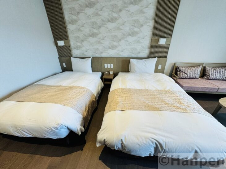 ツインのベッド